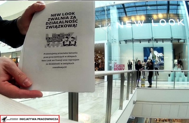 Solidarnie z załogami sklep&oacute;w New Look we Francji